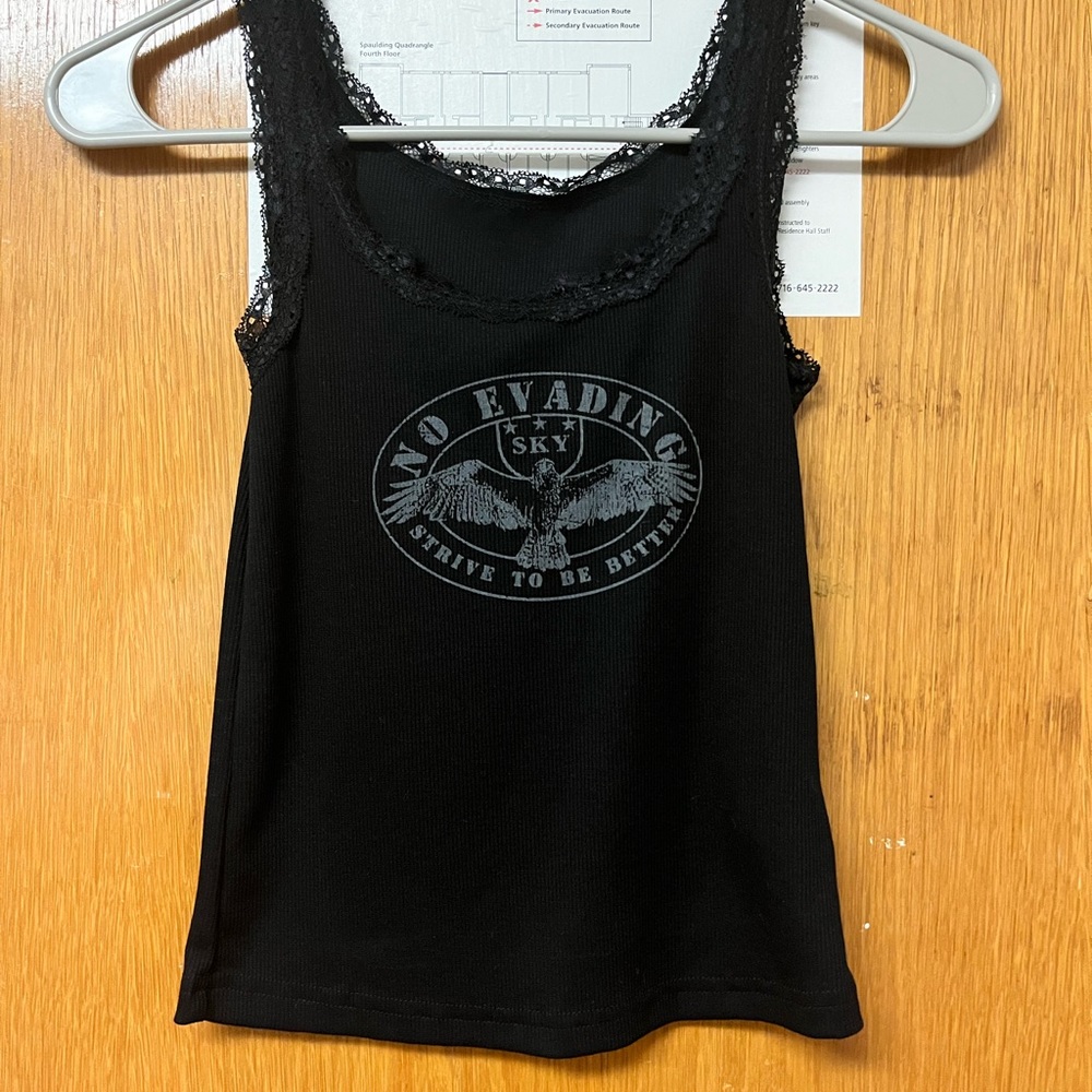 y2k lace tank top